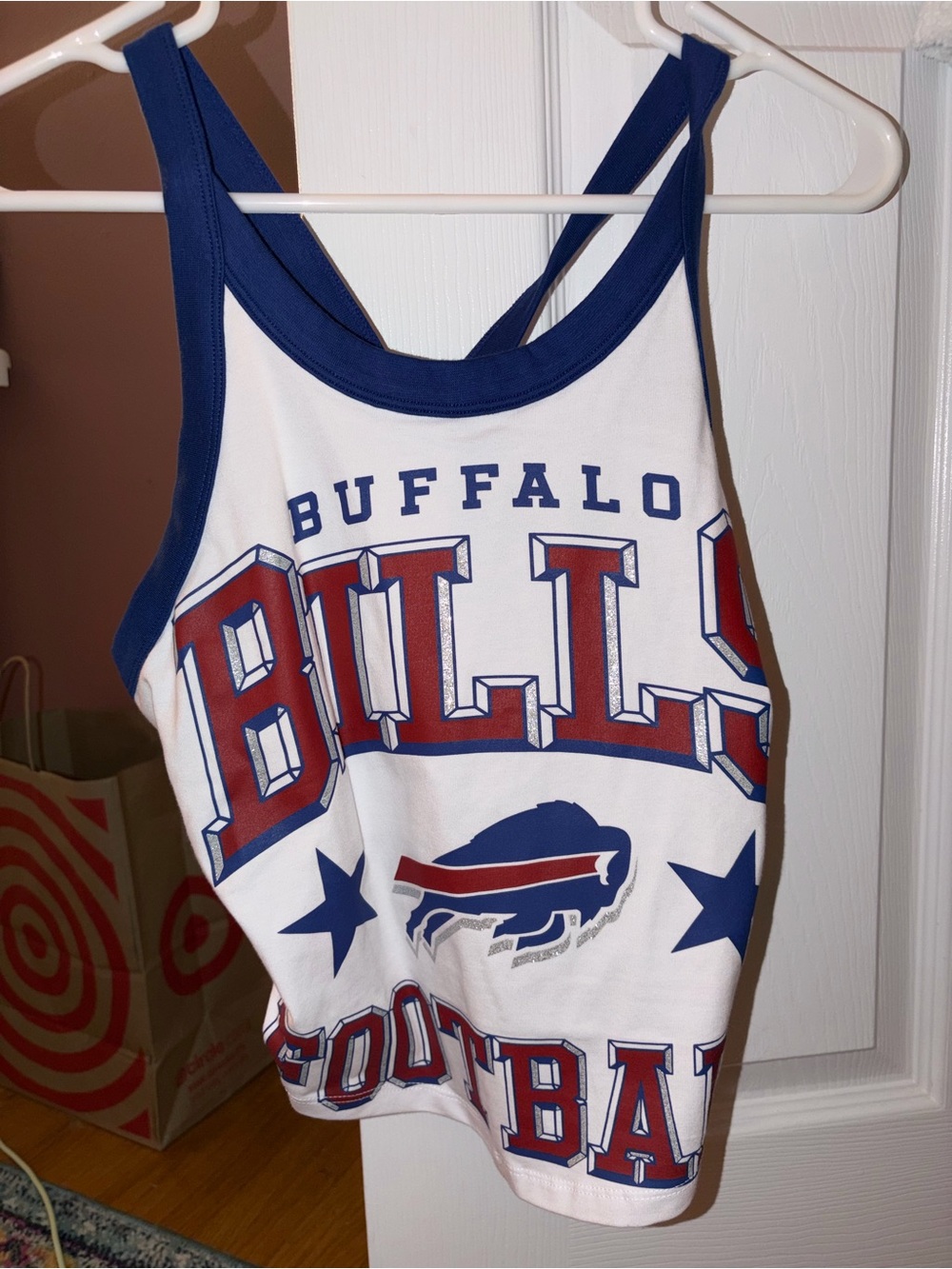 Buffalo Bills White Tank Top (Tag Shown)
